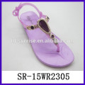 Blumenfrauen fancy sandals sommer sandalen für frauen 2015 PVC sandals